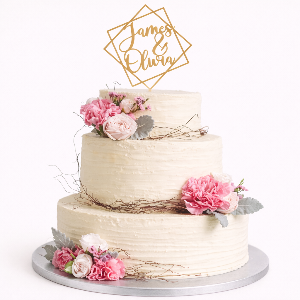 Ivory Bloom Cake
