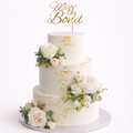 Elegant Wedding Floral Tier Cake