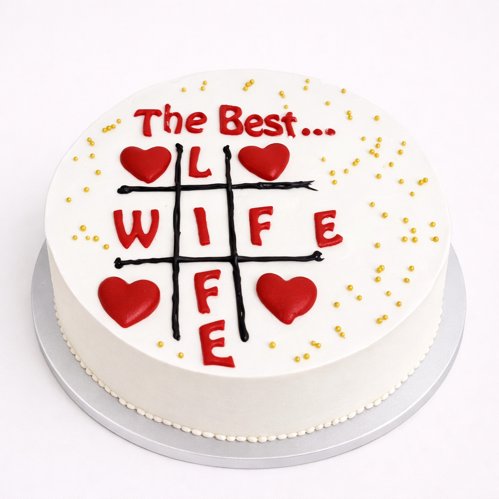 Love Grid Cake